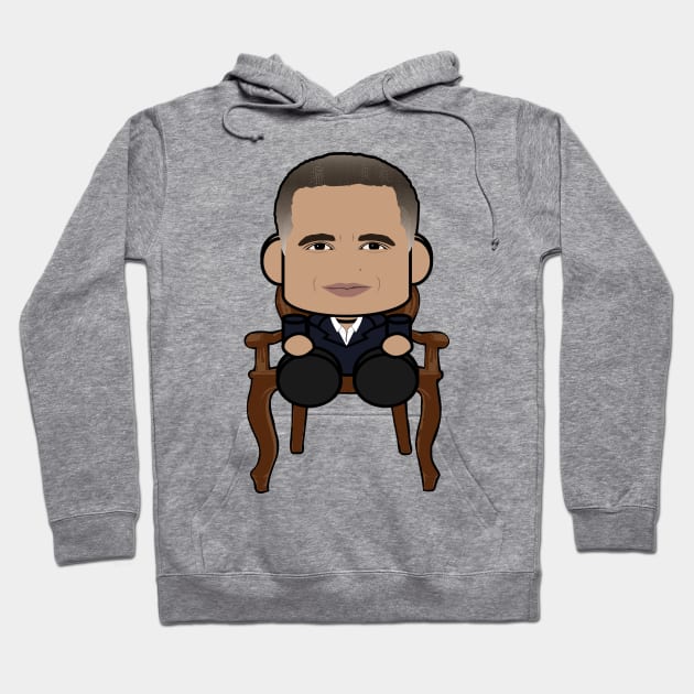 Mr. Obamabot POLITICO'BOT Toy Robot (Chair) Hoodie by Village Values